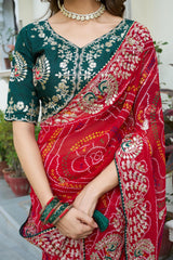 rajasthani bandhani saree online