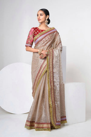 Bangalori silk blouse saree