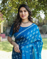  Pure Bandhej saree
