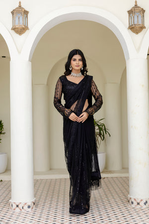 net saree for women