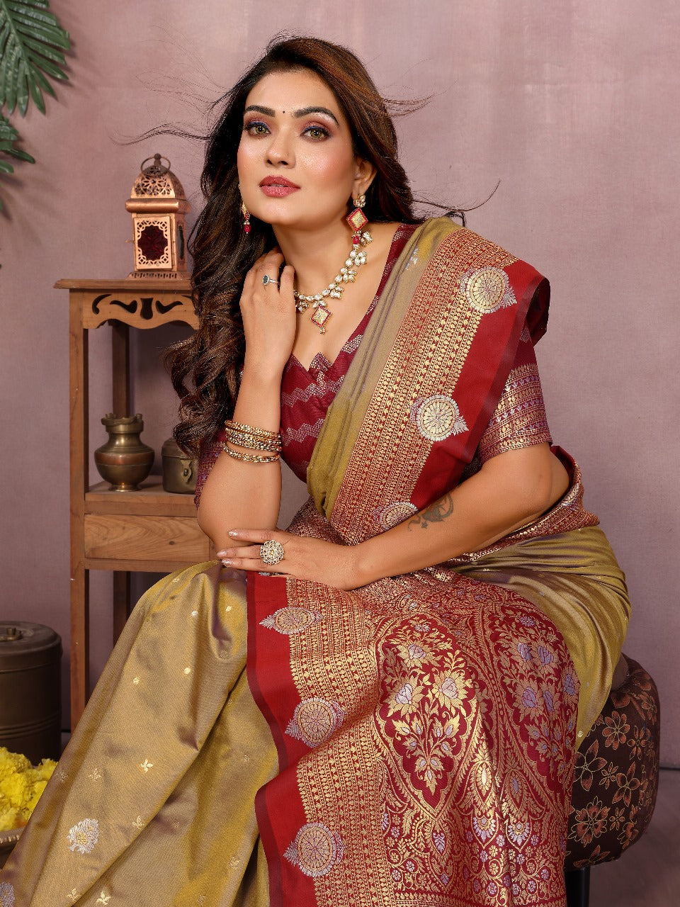 tissue banarasi saree online shopping