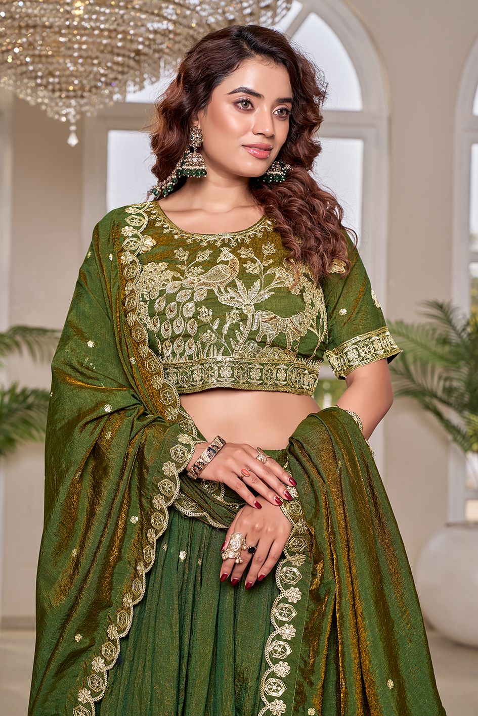 traditional Indian lehenga choli design