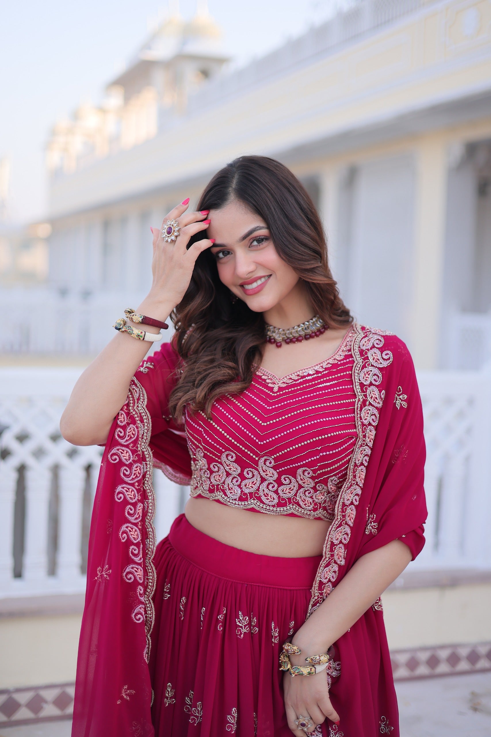 new models 2026 Party Wear Lehenga Online