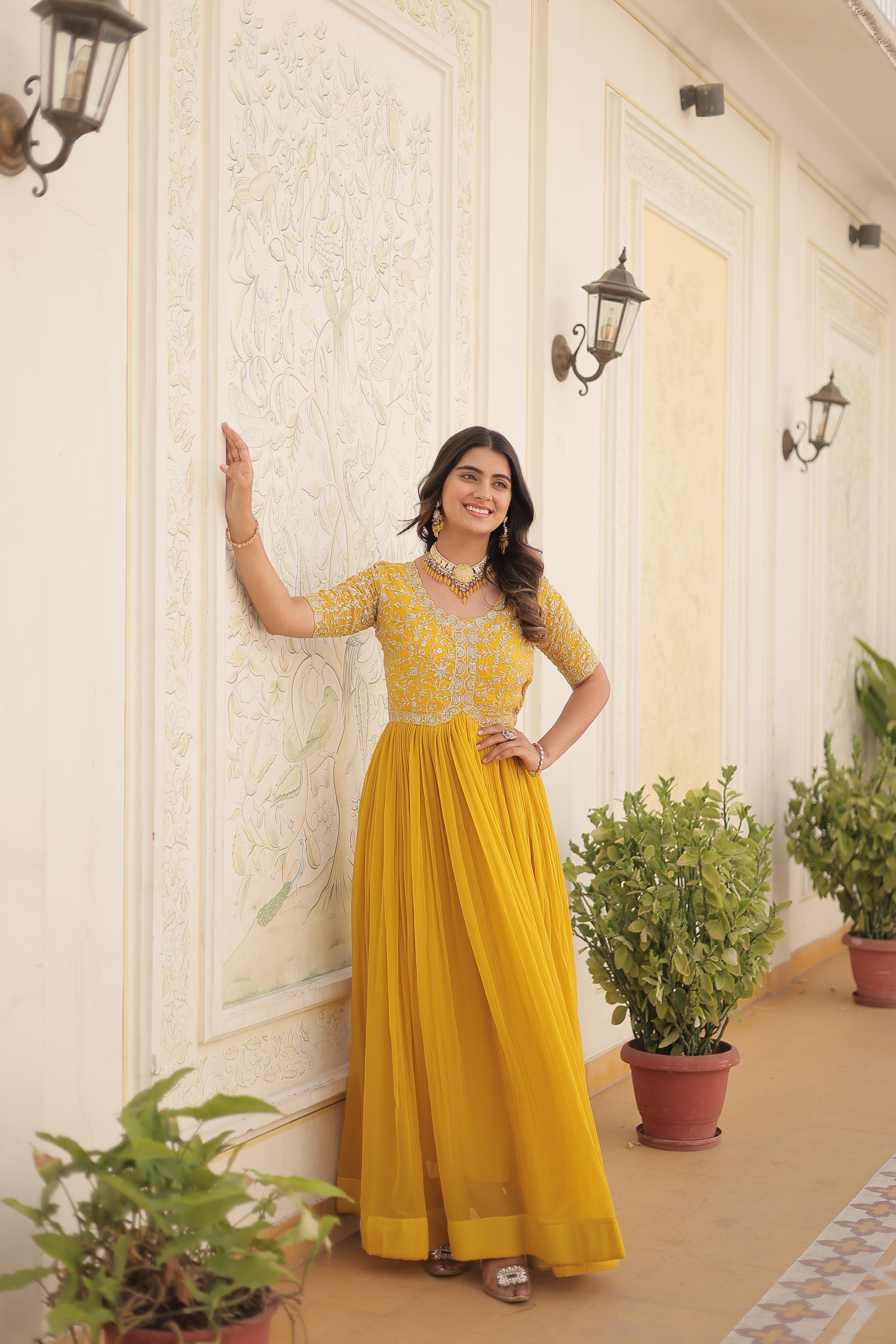 partywear ethnic gown